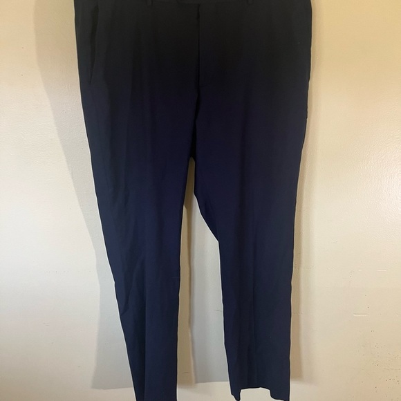 Santorelli Men's Navy Dress Pants Made with Loro Piana Wool Size 42 - Picture 8 of 8